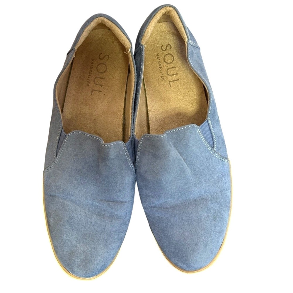 Soul Naturalizer Kemper 2 Blue Slip On Sneaker Loafers Women 10M Comfort Coastal